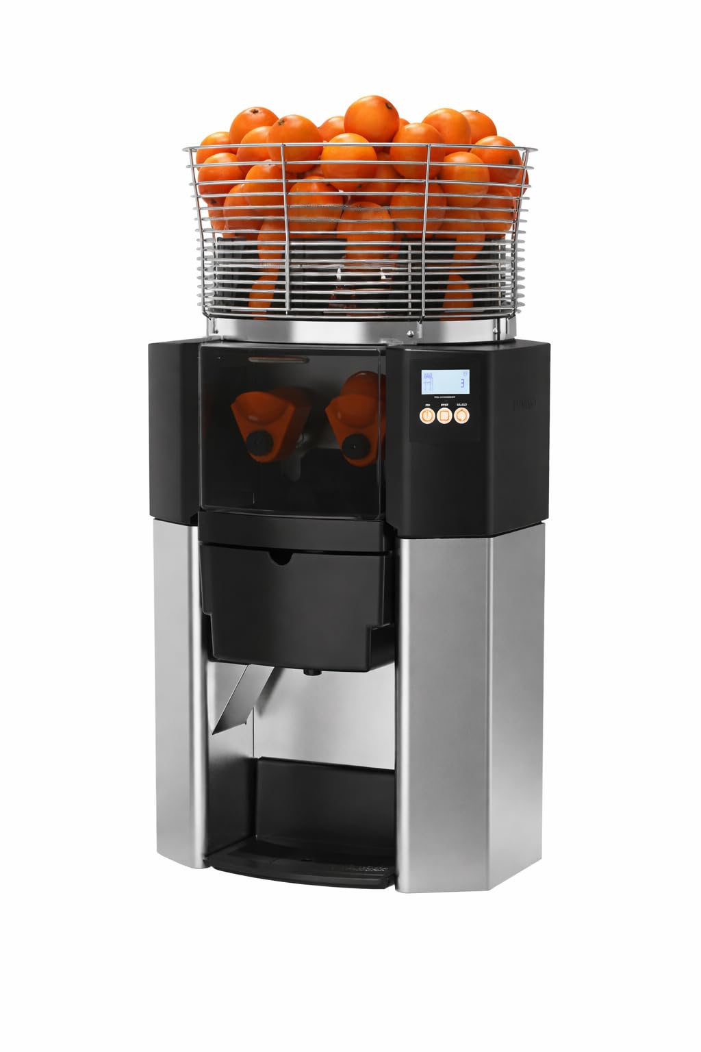 Commercial Electric Juicer Machine Processes up to 16 Fruits per Minute Heavy-Duty Juice Extractor for Cafes Juice Bars