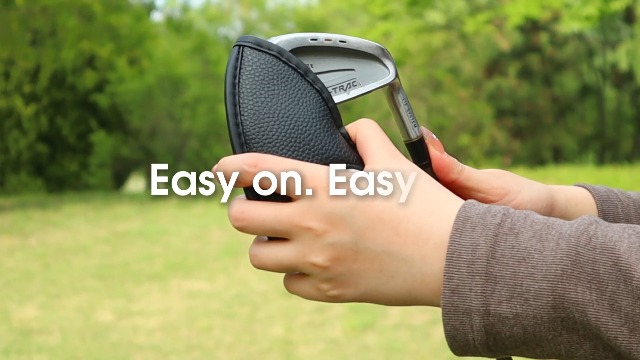 Amazon.co.jp: ゴルフアイアンカバー マグネット式開閉 両面番号刺繍 9