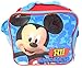 TDL Disney Mickey Mouse Borsa Termica Isolata - Licenza Ufficiale - 20 x 18 x 9 cm - Chiusura con Zip - Cinghia per Il Trasporto - Insulated Lunch Bag