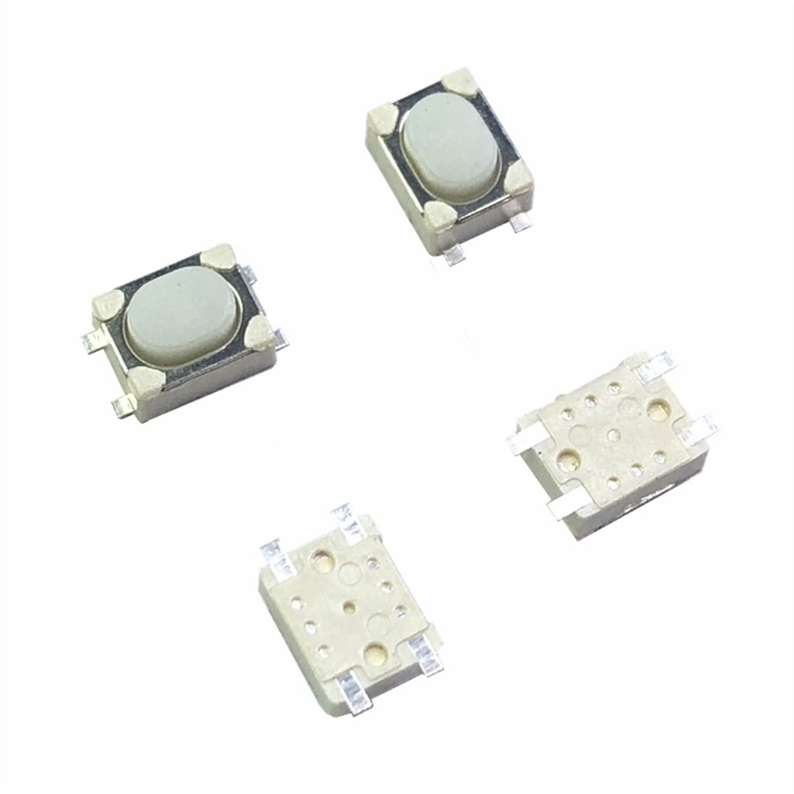 Pulsante di accensione 20 pezzi 3,2 * 4,2 * 2,5 mm all'interno dell'inserzione/SMD 12V 50MA Interruttore a pulsante Interruttore tattile tattile in metallo Micro Touch Tact Switch Interrupteur Table