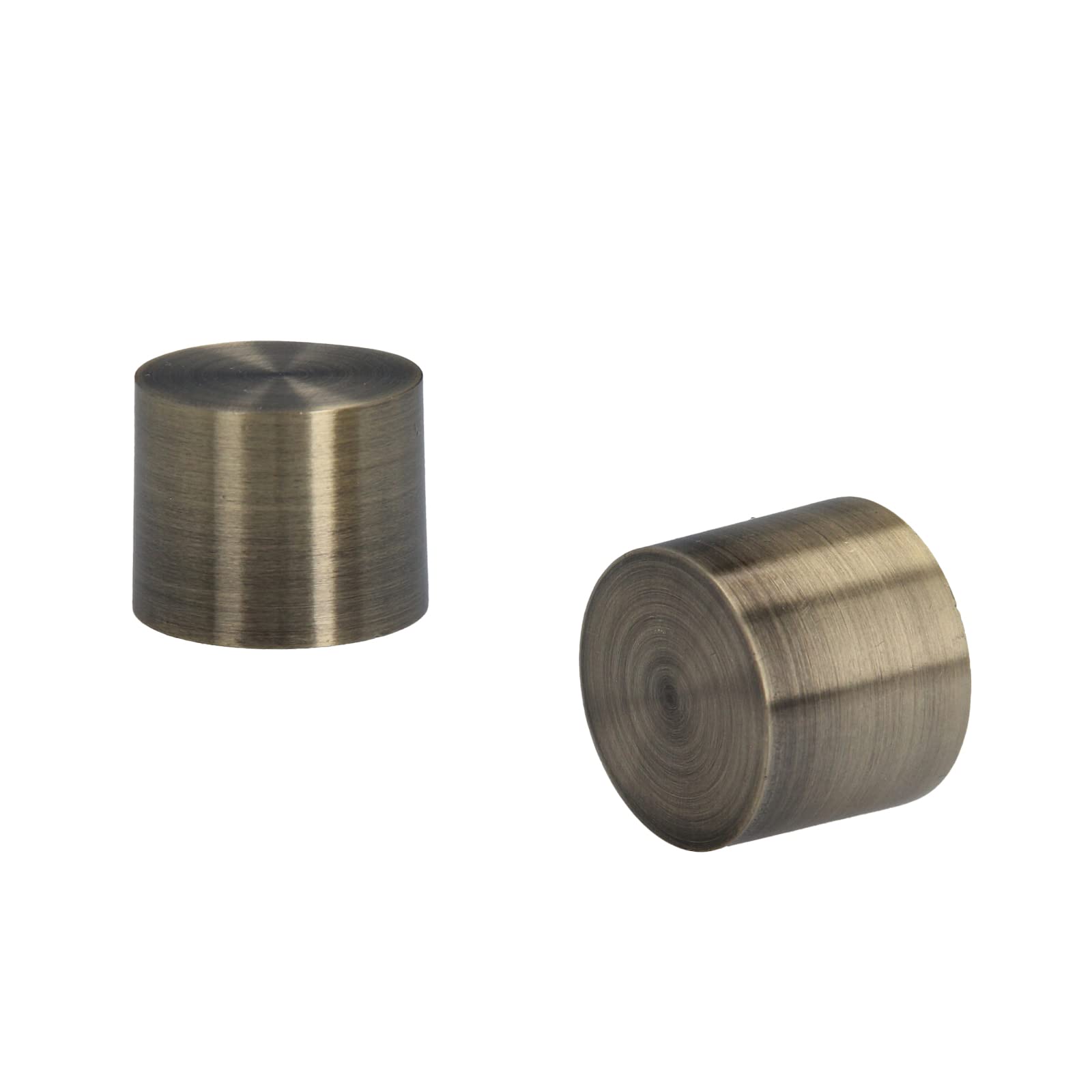 Kit Bastone per Tende in metallo 25/19mm Ottone Antico Montaggio a Muro 240 cm Zoya
