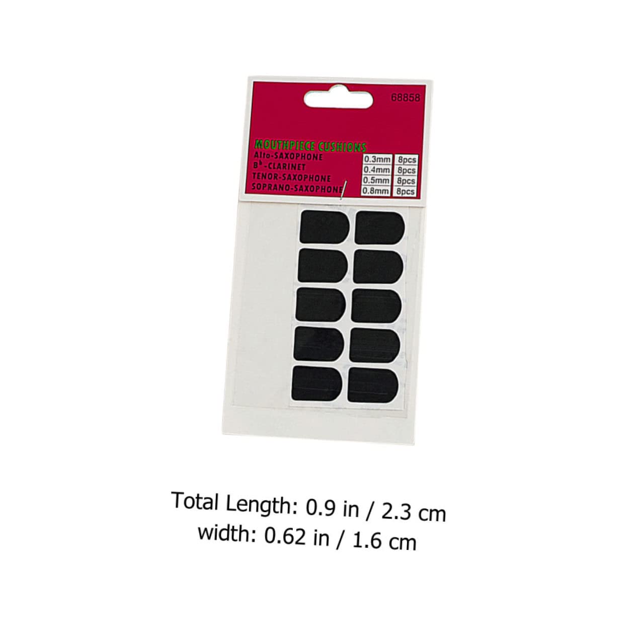 BESPORTBLE 10 Pcs Silicone Alto Saxophone Blowing Pads Comfortable Sax Patches for Teeth Protection Durable Lightweight Cushions for Beginners Easy to Use Carry Design for Practice