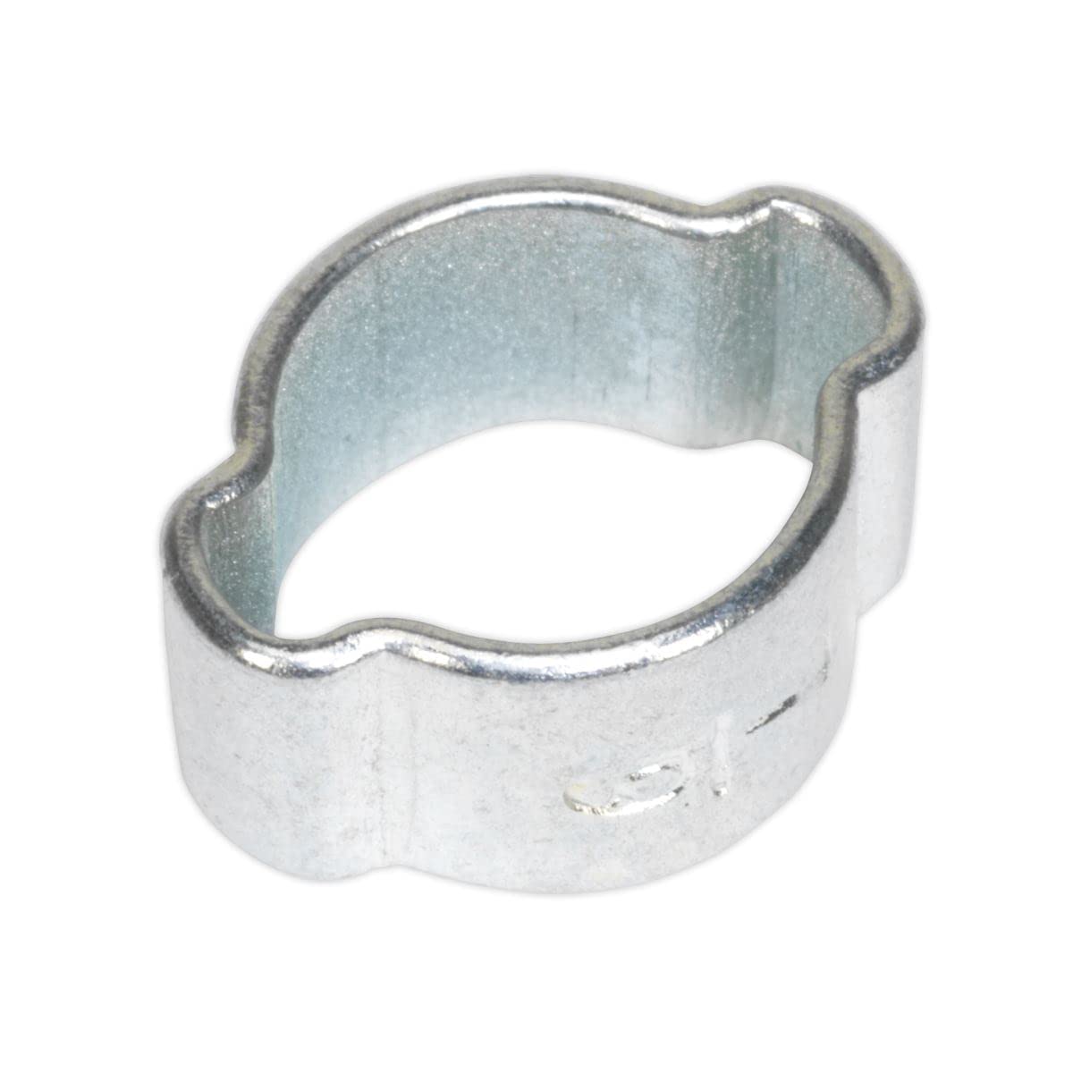 Sealey Double Ear O Clips 25 Pieces Zinc Plated 7mm - 9mm 0.27"" - 0.35"" OCDE79
