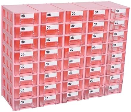 40-Drawer Storage Organizer – Stackable Tool Box for Beads, Nuts, Bolts & Crafts – Perfect for Home, Garage & Business Organization, Space-Saving Solution