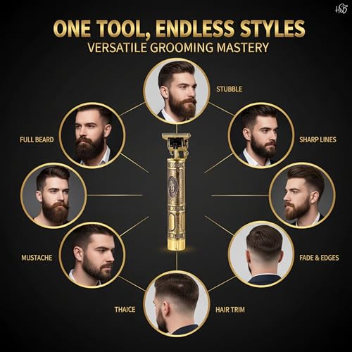 Image of Electric Shaving Machine for Men | Cordless Hair Shaver & Beard Trimmer with Precision Cutting for Smooth Shaving, Grooming & Versatile Styling at Home