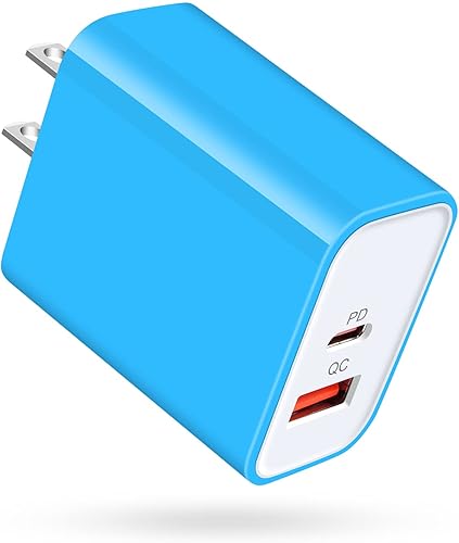 Bloque de cargador de pared USB C, adaptador de cargador rápido tipo C de 20 W para Samsung Galaxy S25 S24 S23 S22 S21 FE A16 A15 5G A56 A55 A53 A36