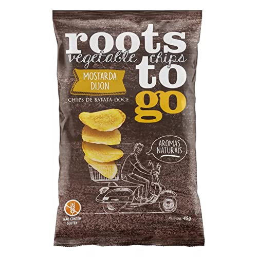 Roots To Go Batata-Doce c/ Mostarda Dijon 45g (6 Pacotes)