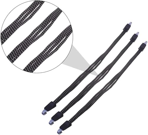 Miniatura 3 de YARNOW 6 piezas de cuerda de amarre para motocicleta, correas de alta resistencia para bicicletas, correa de equipaje de motocicleta, correas de