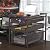 Simple Houseware Stackable 3 Tier Sliding Basket Organizer Drawer, Bronze