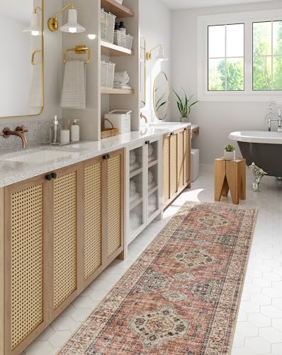 Lahome Oriental Hallway Runner-2.5X8 Kitchen Runner Soft Ultra-Thin Bedroom Runner thumb #2