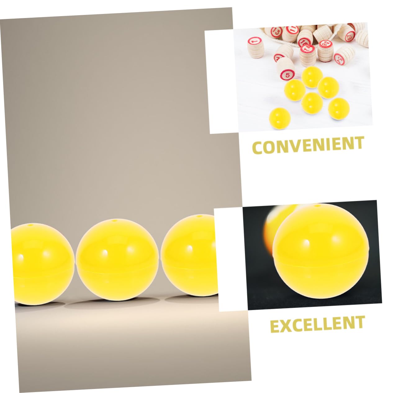 OFFSCH 25pcs Openable Balls Raffle Game Props for Parties and Events Seamless Design for Easy Prize Insertion High Visibility