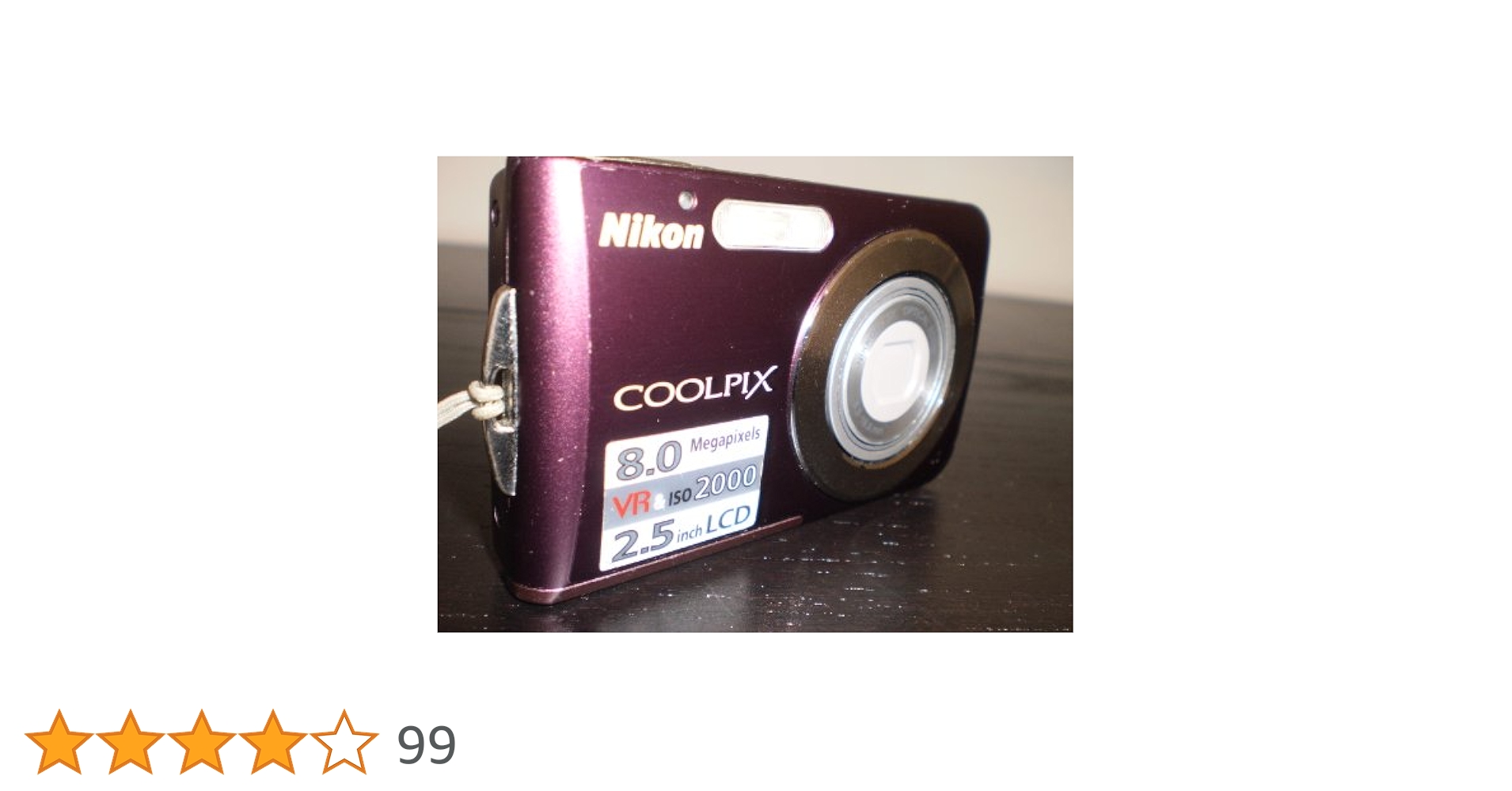 Amazon Canada: Nikon Coolpix S210 8MP Digital Camera with 3X