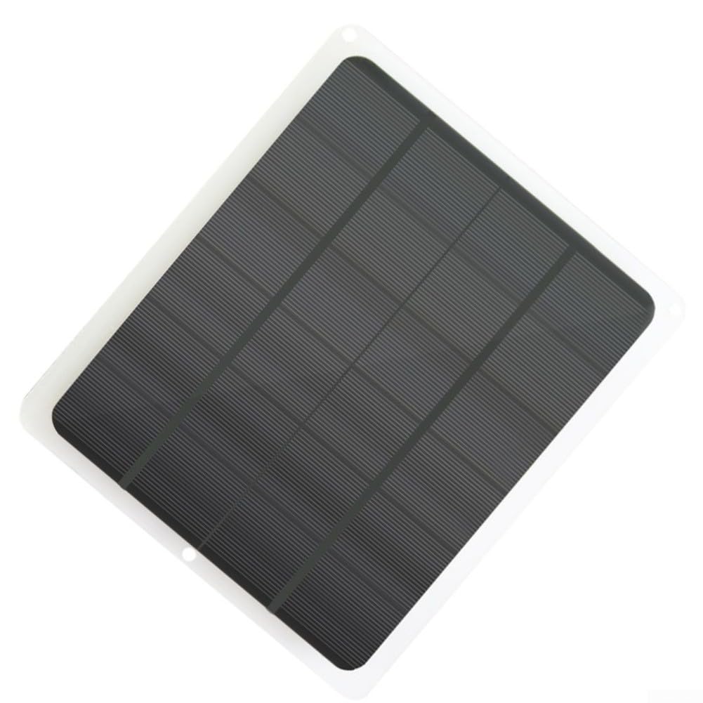 Panel solar monocristalino con salida USB y protección total contra lluvia
