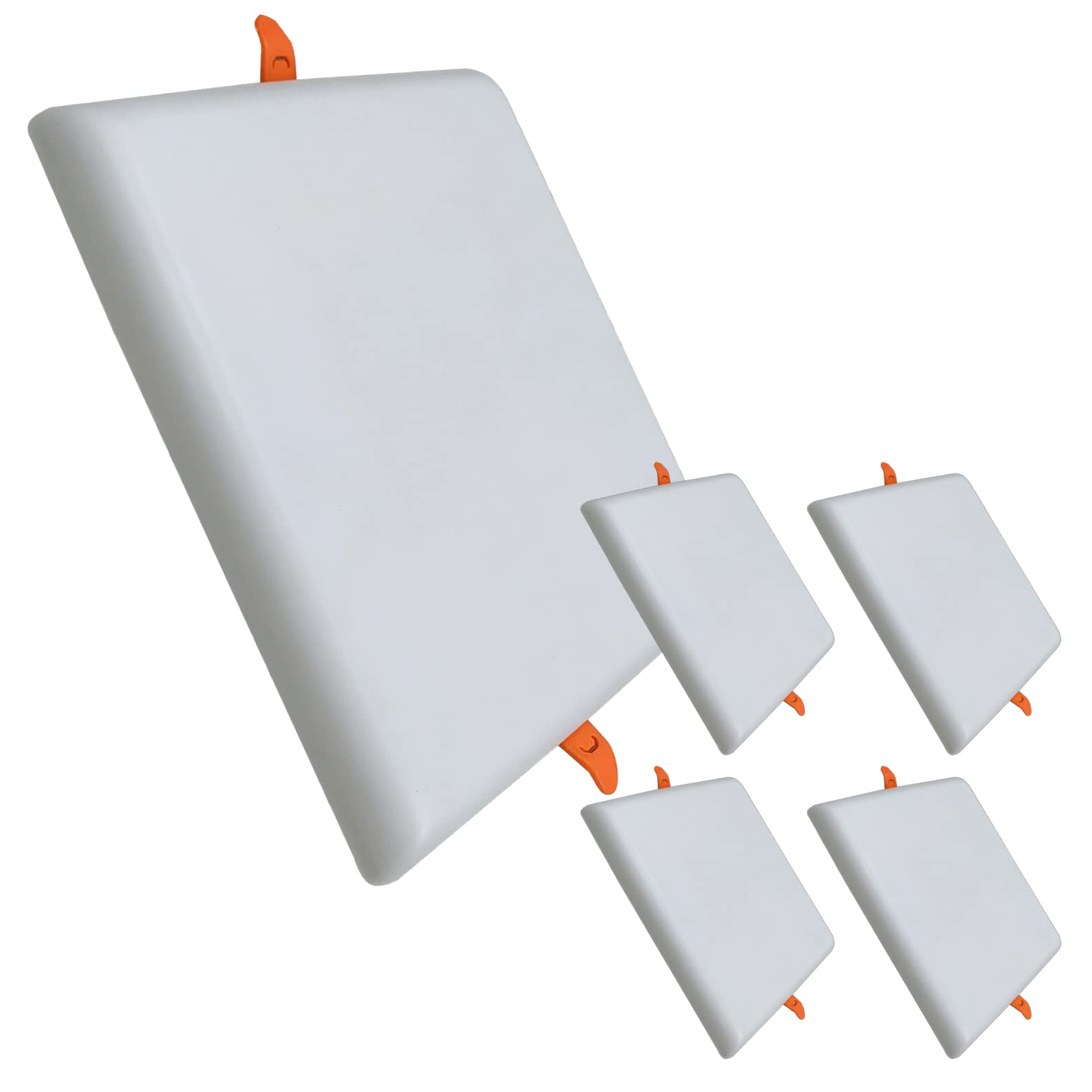 LED ATOMANT 5x Downlight LED Cuadrado Corte 60-210mm 36W Luz Calida