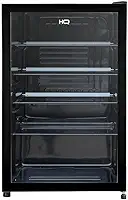 Frigobar Expositor Vertical HQ Vidro Duplo 130 Litros Preto HQ-130FBPVL (127V)