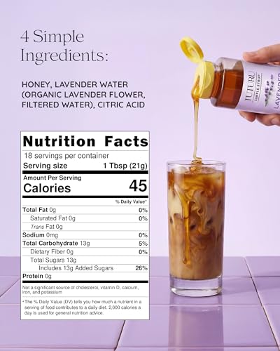 Tuturu Lavender Honey Syrup