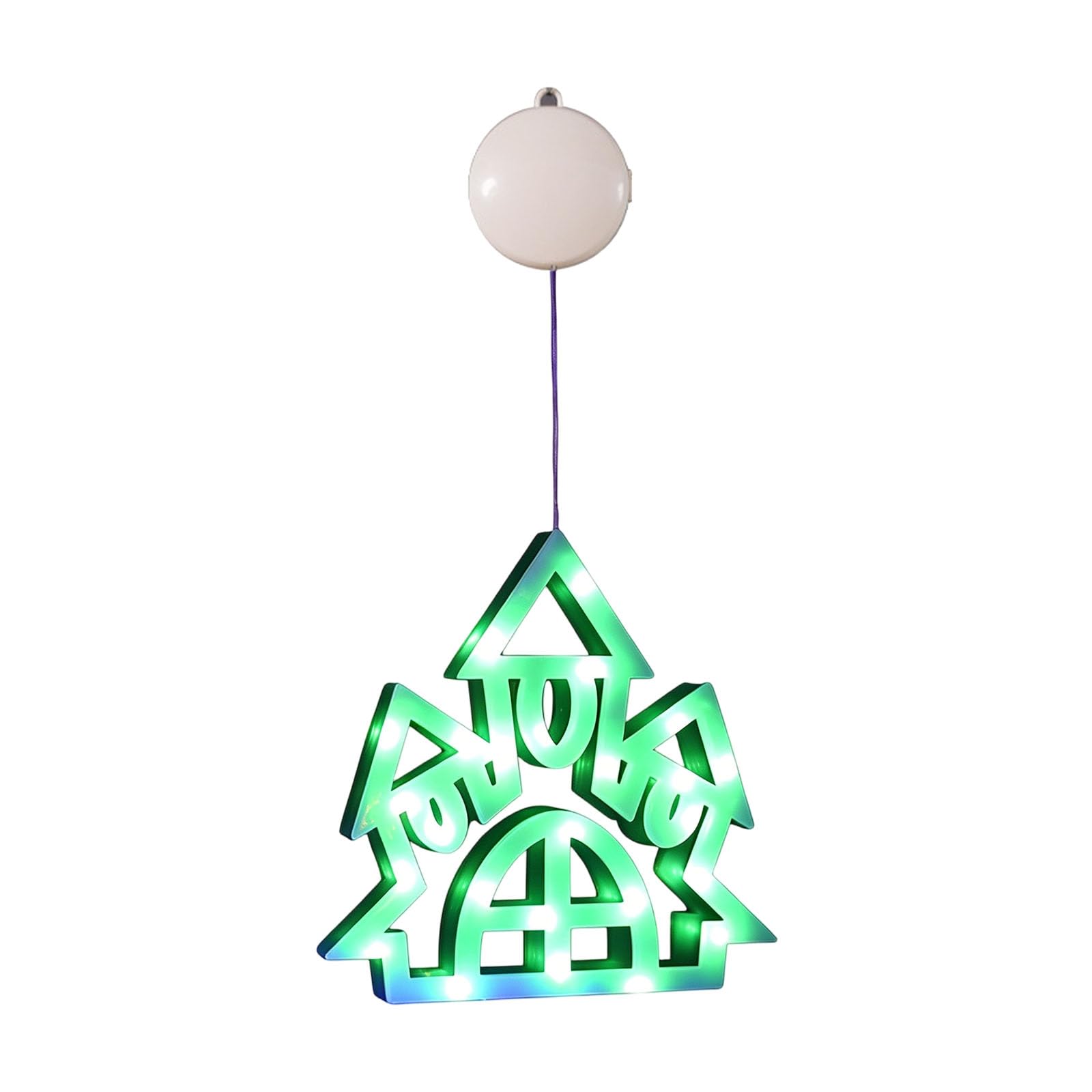 Limtula Halloween Window Battery Operated LED Decoration Hanging for Seasonal Celebration Hanging Halloween Ornamentation