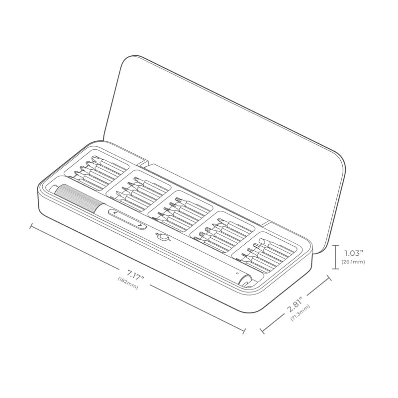Vastar Elektrische schroevendraaier, draadloze mini