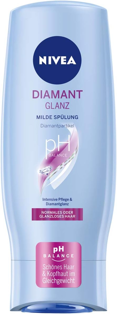 Diamond Shine Mild Conditioner (200 ml), Nourishing Hair Conditioner with Diamond Particles, Intensive Conditioner for Normal and Dull Hair