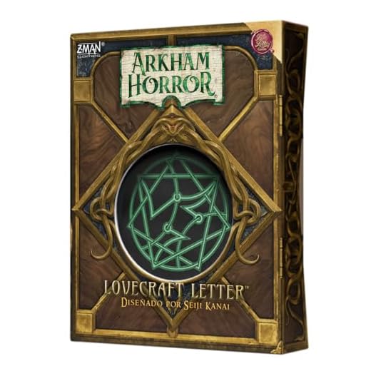 Z-Man Games | Arkham Horror Lovecraft Letter | Gioco di Carte | A partire da 14 Anni | Da 2 a 6 Giocatori | 30-45 Minuti per Partita | Italiano