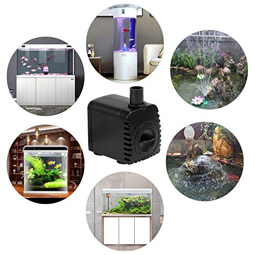 Cucudy 10 W Ultra-silencioso USB Bomba de Água com Cabo de Alimentação IP68 À Prova D 'Água para Aq