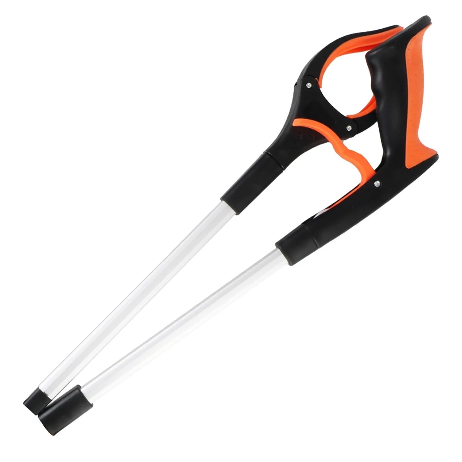 Müllgreifer, Faltbares Greifwerkzeug, Aluminiumlegierung und ABS, Mehrfarbig, 41 x 16,5 cm, gefaltetes Greifwerkzeug(Orange)