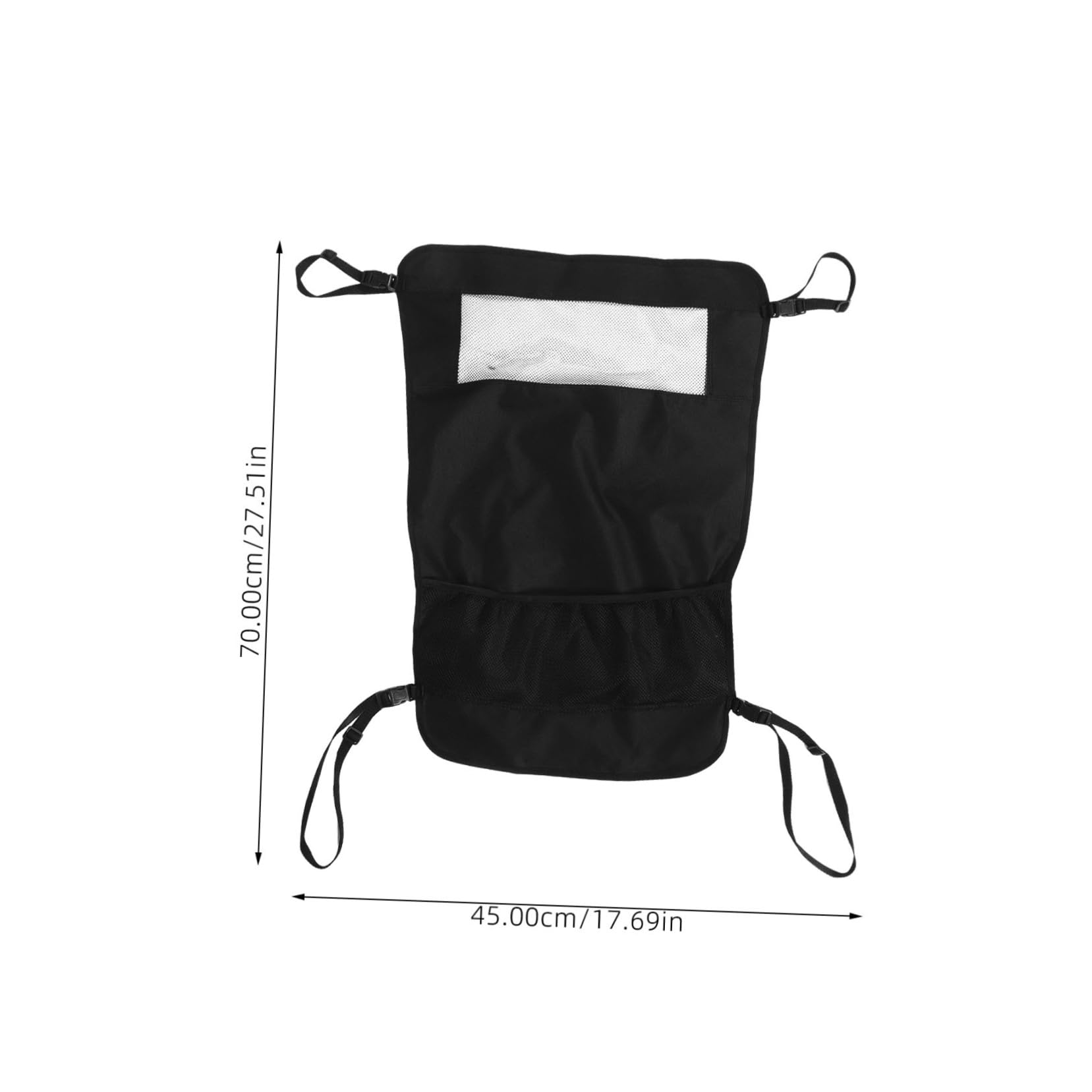 Toddmomy Fit Adjustable Dog Car Barrier Black Mesh Pet Isolation Net for Easy Installation Durable Design Versatile Pet Divider for Vehicle Protection