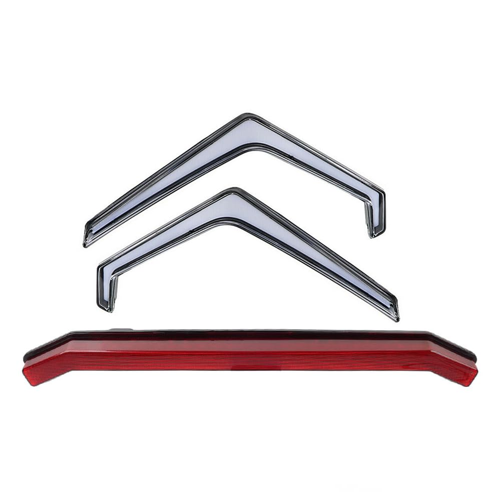 Cnfang4 Lamp Assemblies Rear Lights Tail Light 1 Pc for Polaris RZR XP Turbo 2019 PC,ABS Red and White