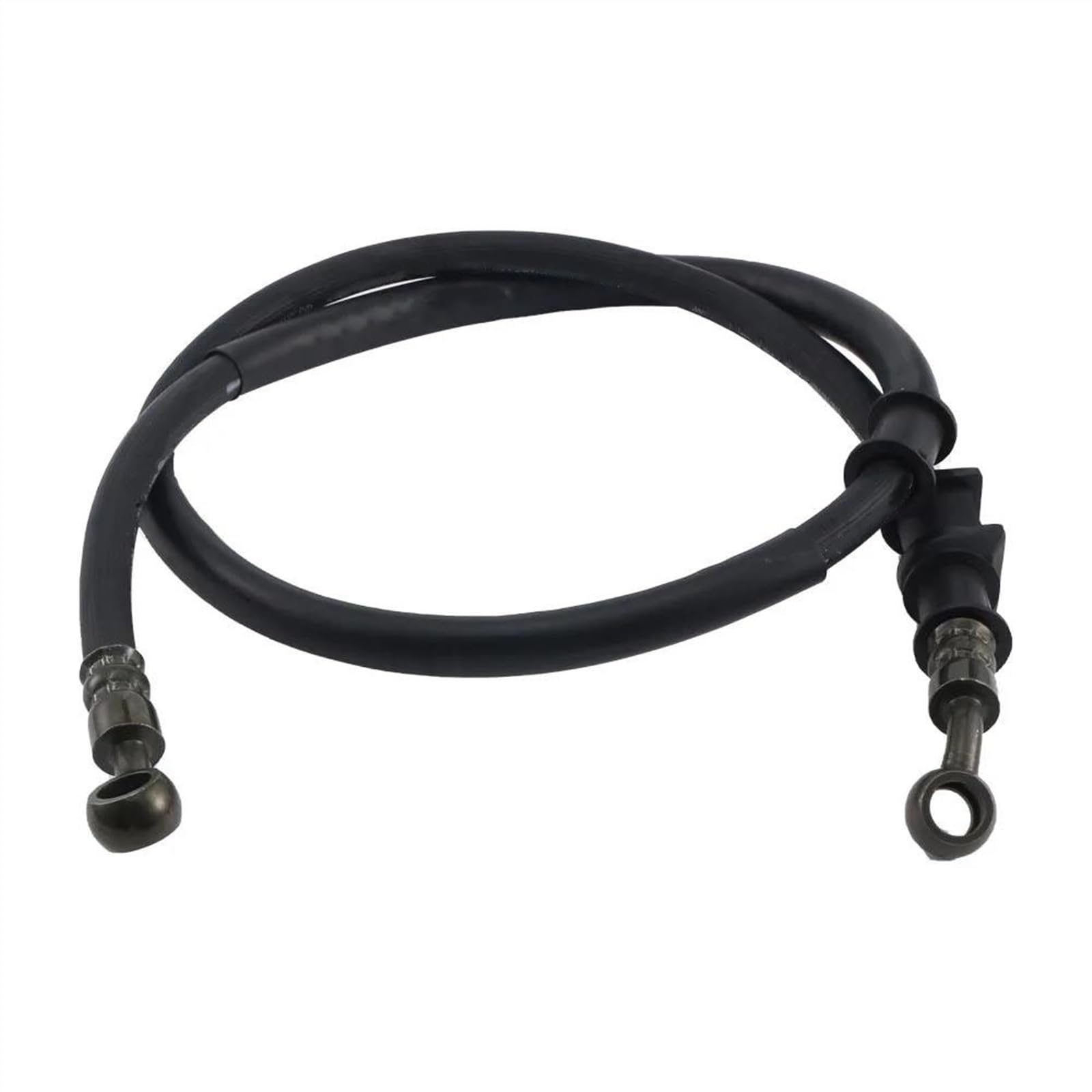 Ksxzw Black- Silver Motorbike Part Motorbike Spare Part Accessory Motorcycle Brake Clutch Oil Hose Braided Steel Tube Pipe Line Cable 90Cm
