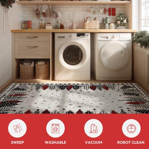 Tapete decorativo Artoid Mode 5x7 pies negro y blanco miniatura 5