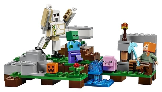 Image of Minecraft Iron Golem 21123 Multicolor (208 Pieces) - Shikshak Solutions