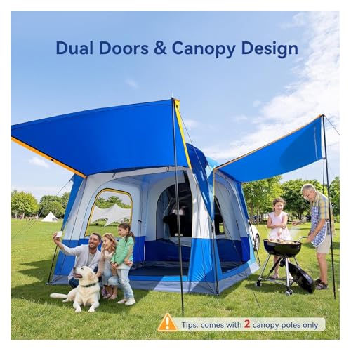 Carpa inflable para SUV 4-6 personas con bomba manual miniatura 5