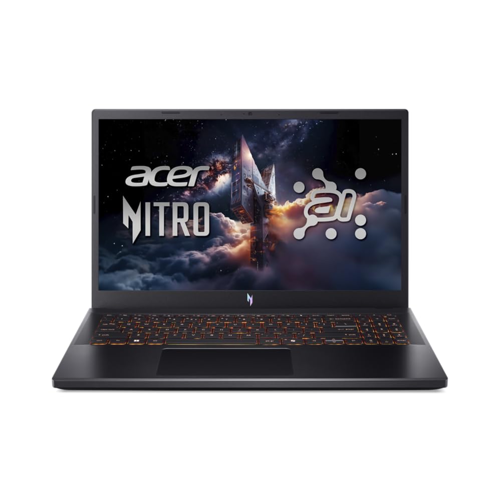 acer Nitro V15 (ANV15-52-714T) Gaming Laptop | FHD IPS 165Hz Display | Intel Core i7-13620H | 16GB RAM | 512GB SSD | NVIDIA GeForce RTX 5050 | Windows 11 | QWERTZ Keyboard