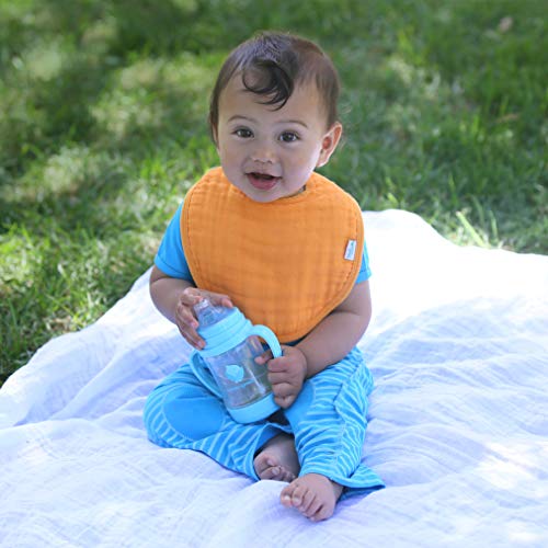 Green Sprouts Muslin Swaddle Blankets Made From Organic Cotton | Generously Sized For Easy Swaddling | Super Soft & Softer With Every Wash, Gray Set #TOP1