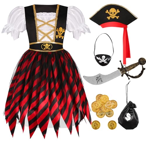 Disfraz de Pirata para Niñas 5-7 Años miniatura 1
