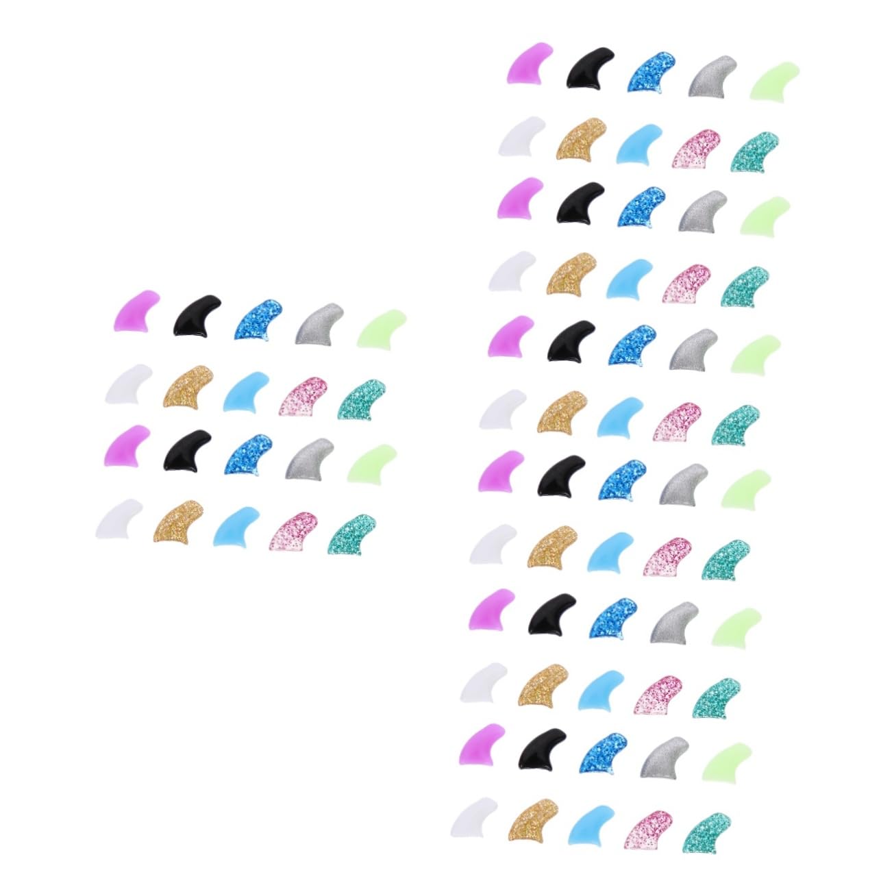 ABOOFAN 40 Juegos Kit De Uñas De Gato Tapas De Uñas Cubiertas De Garras De Gato para El Cuidado De Las Garras Cubierta De Garras De Gato Suave Cosmético Gel De Sílice Ropa
