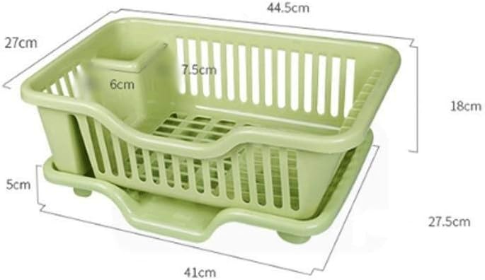 Drain Rack - Plastic Kitchen Shelf Bathroom Storage Shelves Corner Organizer Kitchen Storage Shelf Green