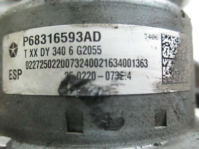 2015-2018 Dodge Charger ABS Anti Lock Brake Pump P68316593AD 68316593AD