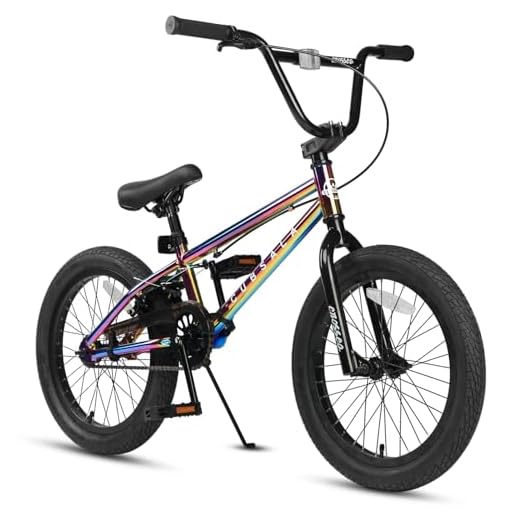 cubsala Freestyle BMX Bike, 18 Inch Kids Bicycle for 5-9 Years Old Kids and Beginner Level Rider, Colorful