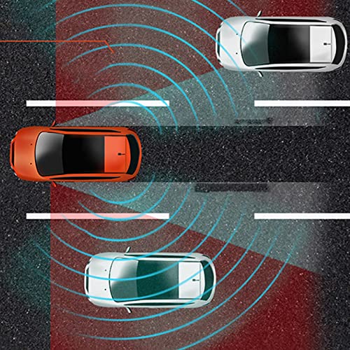 Zixyqol Car Blind Spot Monitoring System, Sensitive Accurate Detection IP67 Waterproof Reversing Radar Parking System for Vehicle Enhances Safety During
