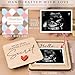 KATINAT Grandparent Reveal Keepsake, Pregnancy Announcement for Grandparents, Baby Announcement Sign, Ultrasound Picture Frames Wooden Keepsake Box, First Time Grandparents Gift