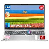 HP 15.6-inch Touchscreen Laptop Computer for Business & Student - 16GB RAM, 512GB SSD, Intel 13th Gen i3 1315U, HD Touch Display, AI Copilot, Wifi6, Fast Charge, HD Camera, Win 11 Pro, Accessories