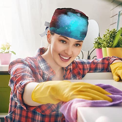 Chapeaux bouffants galaxie espace JDEZ : casquette travail ajustable