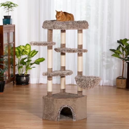 Torre para gatos Prevue Pet Products Great Dunes de múltiples niveles miniatura 4