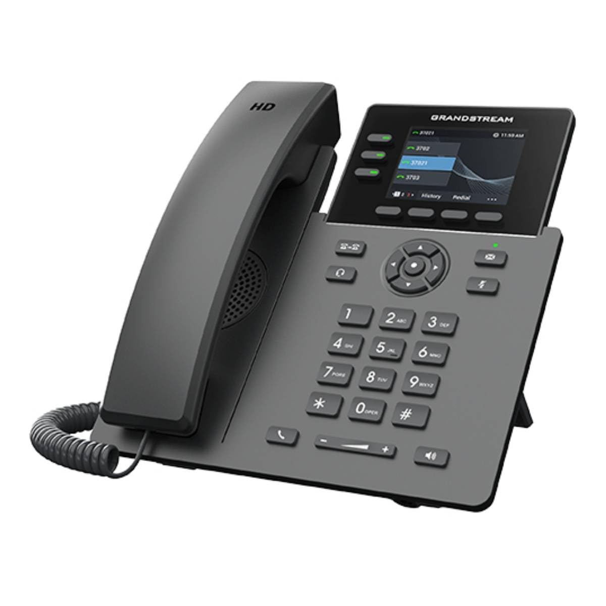 Téléphone IP Grandstream GRP2611G PoE Noir