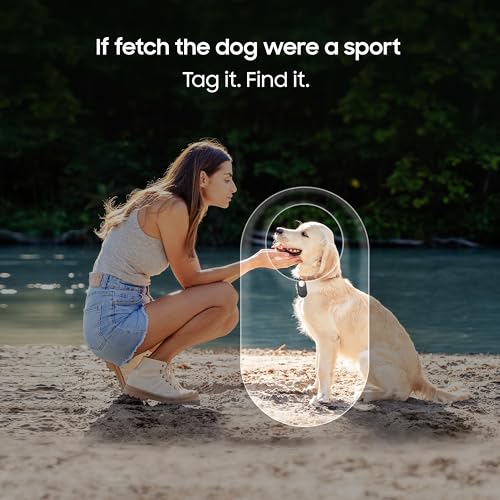 Image of Samsung Galaxy SmartTag2 (1 Pack), Black | Bluetooth Tracker | Compass View | AR Find | IOT Control | Lost Mode