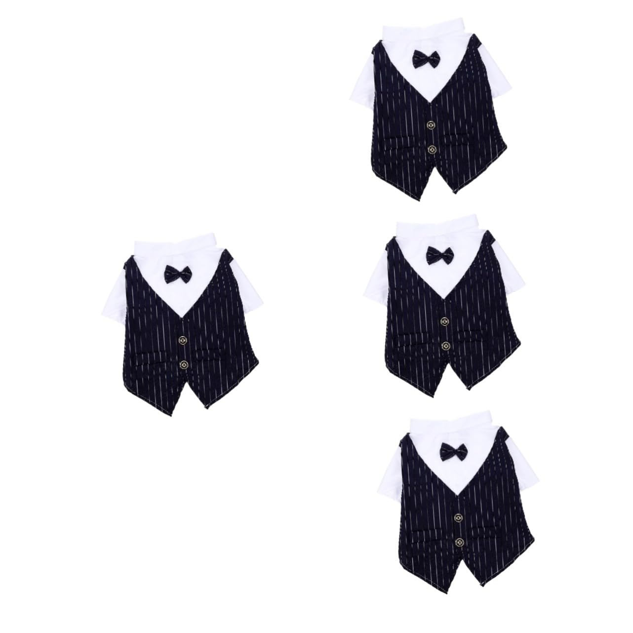 Costume formel pour chien SUPVOX | Tenue de mariage 4 pièces