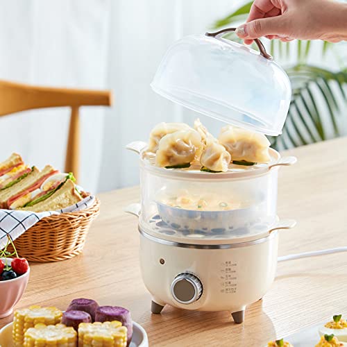 VGAGV 2 Schichten Elektrischer Eierkocher Frühstücksmaschine Automatischer Dampfgarer Eierkocher Eierpudding-Dampfgarer… – Bild 5