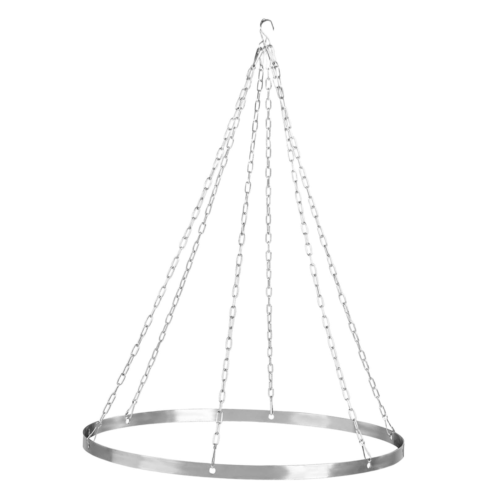 Kit de Suspension Au Plafond pour Drapés de Tissu, élégant, avec Crochets, Décoration de Mariage pour Gazebo et Jardin, 60 Cm de Diamètre