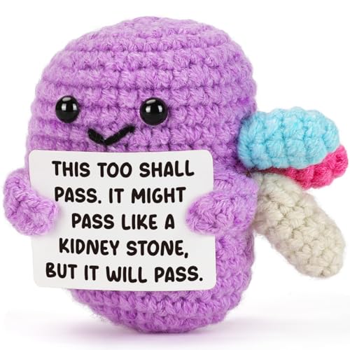 Weming Encouragement & Get Well Gift – Purple Crochet...